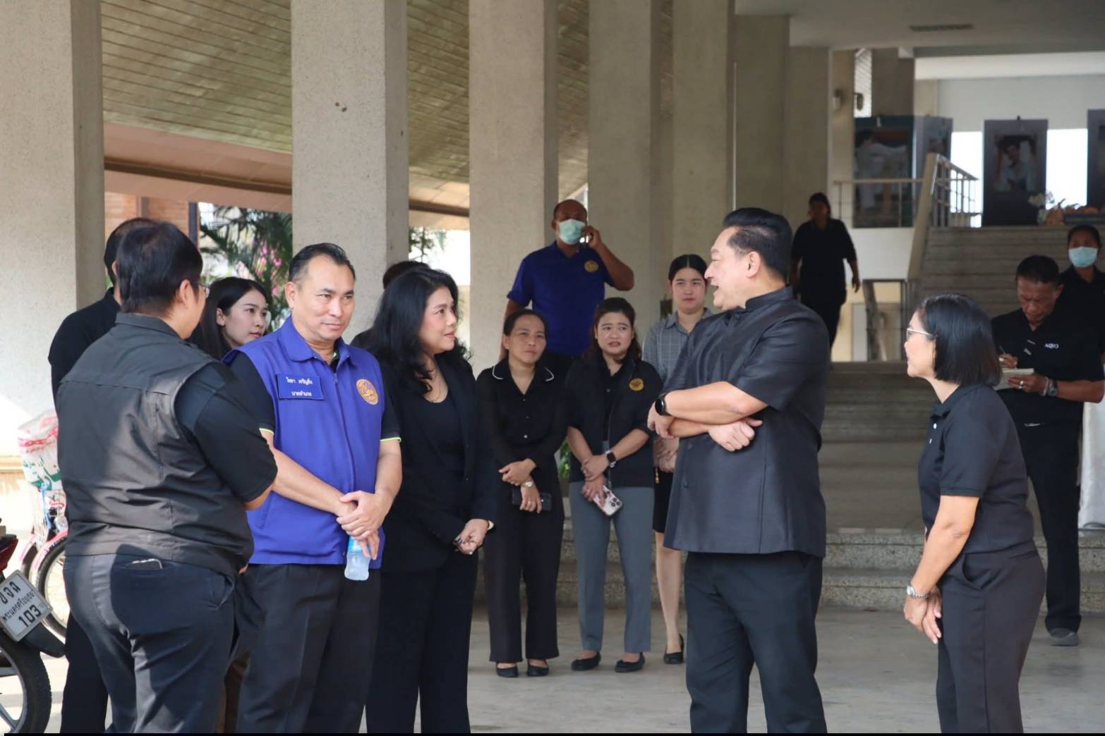 title - ผู้ว่าราชการจังหวัดพระนครศรีอยุธยา ลงตรวจพื้นที่เตรียมการพระราชพิธีถวายพระเพลิงพระบรมศพ สมเด็จพระนางเจ้าสิริกิติ์ พระบรมราชินีนาถ พระบรมราชชนนีพันปีหลวง ณ ศูนย์ส่งเสริมและพัฒนาอาชีพเสริมนอกภาคการเกษตร อำเภอบางไทร